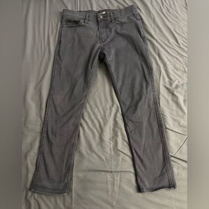 Dockers Men's Black Straight Fit Size 32x30 Grey Straight Leg Dark Wash